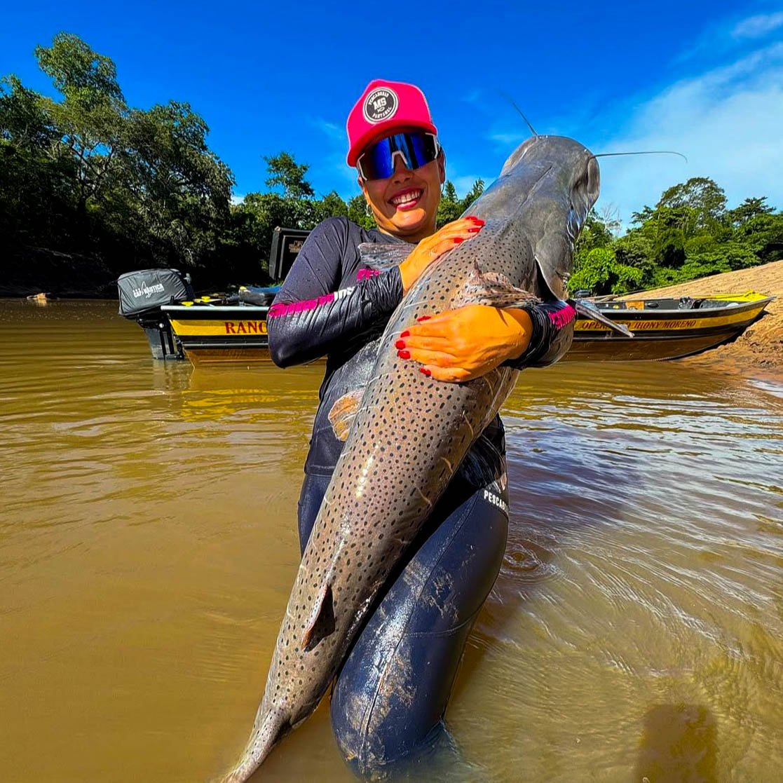 Cliente com peixe